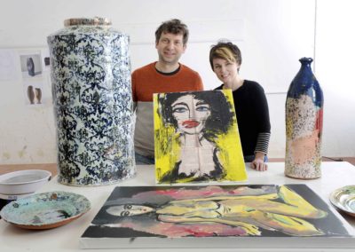 Spring Fling launch with Emma Visca and ceramicist Christopher Taylor