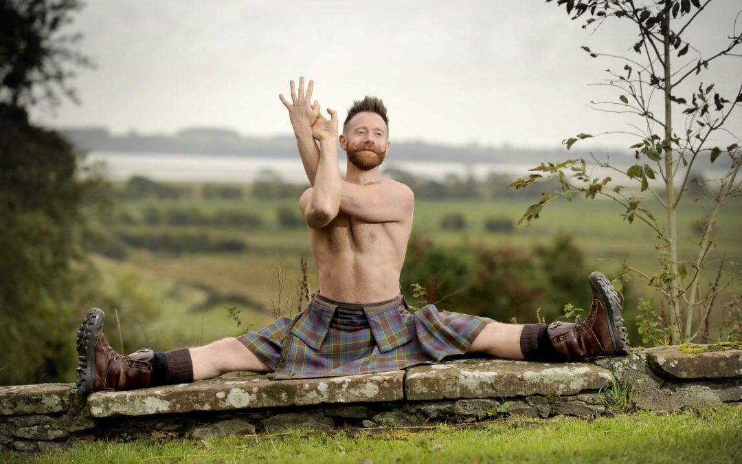 Kilted Yoga at Wigtown Book Festival