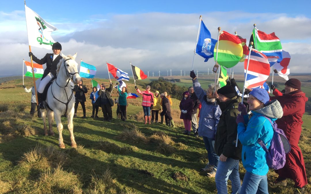 Peace Flags For Lockerbie Bombing 30th Anniversary