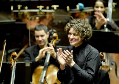 Robin Ticciati, principal conductor of the Scottish Chamber Orchestra at Dvorak's New World by Scottish Chamber Orchestra, at Dvorak's New World performance