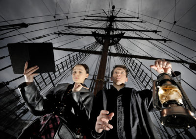 Launch of Perth Theatre’s "Frankenstein" show on-board the RRS Discovery Ship, Dundee