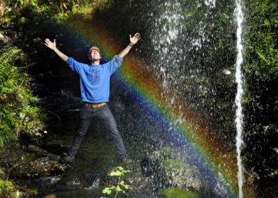 Grey Mare's Tail Rainbow at the Environmental Art Festival Scotland