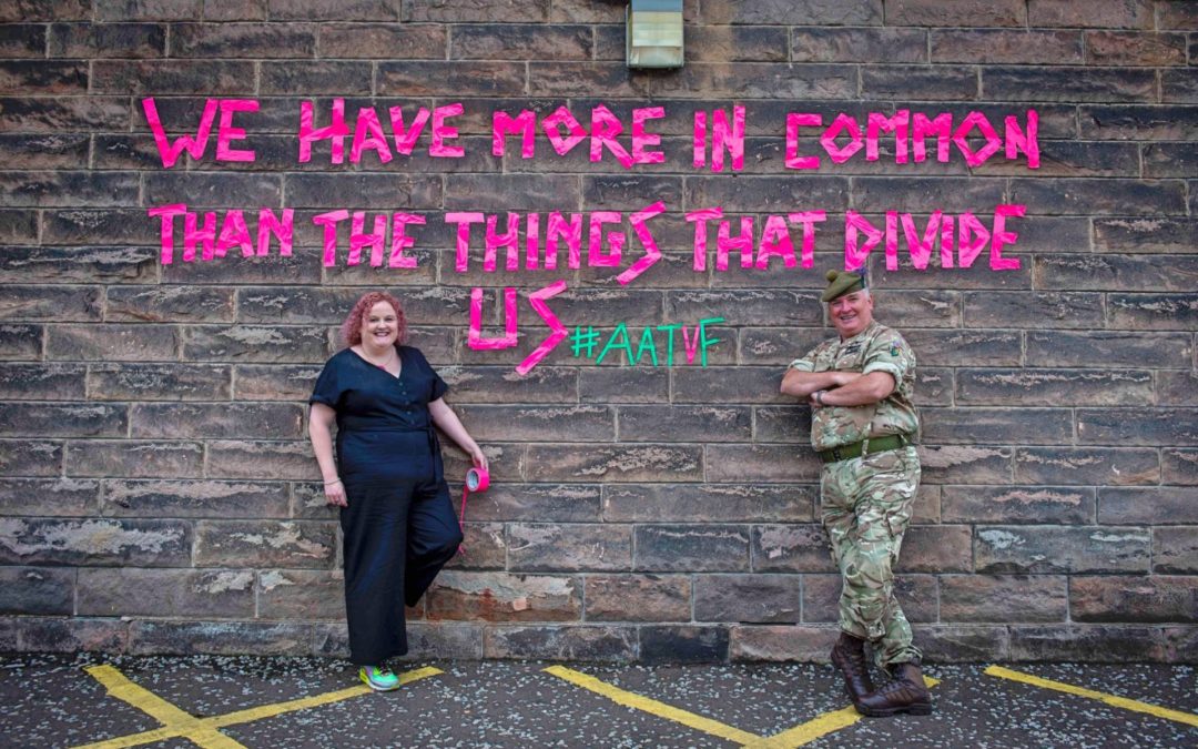 Guerilla Art at Edinburgh Barracks Launches Army@TheVirtualFringe