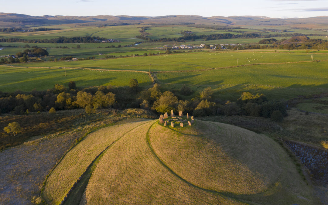 Harp music, choirs, dancers and a giant wicker bull welcome the summer solstice