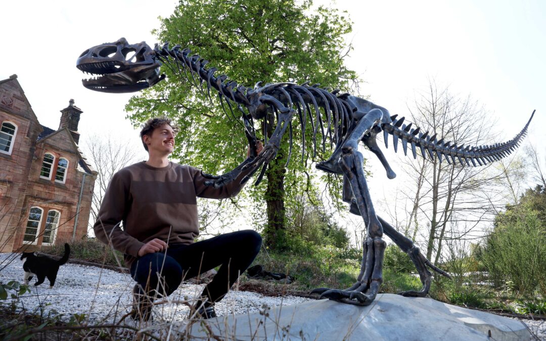 A Steel Dinosaur a Fork as Tall as a House and Ceramic Doughnuts Looking Good Enough to Eat