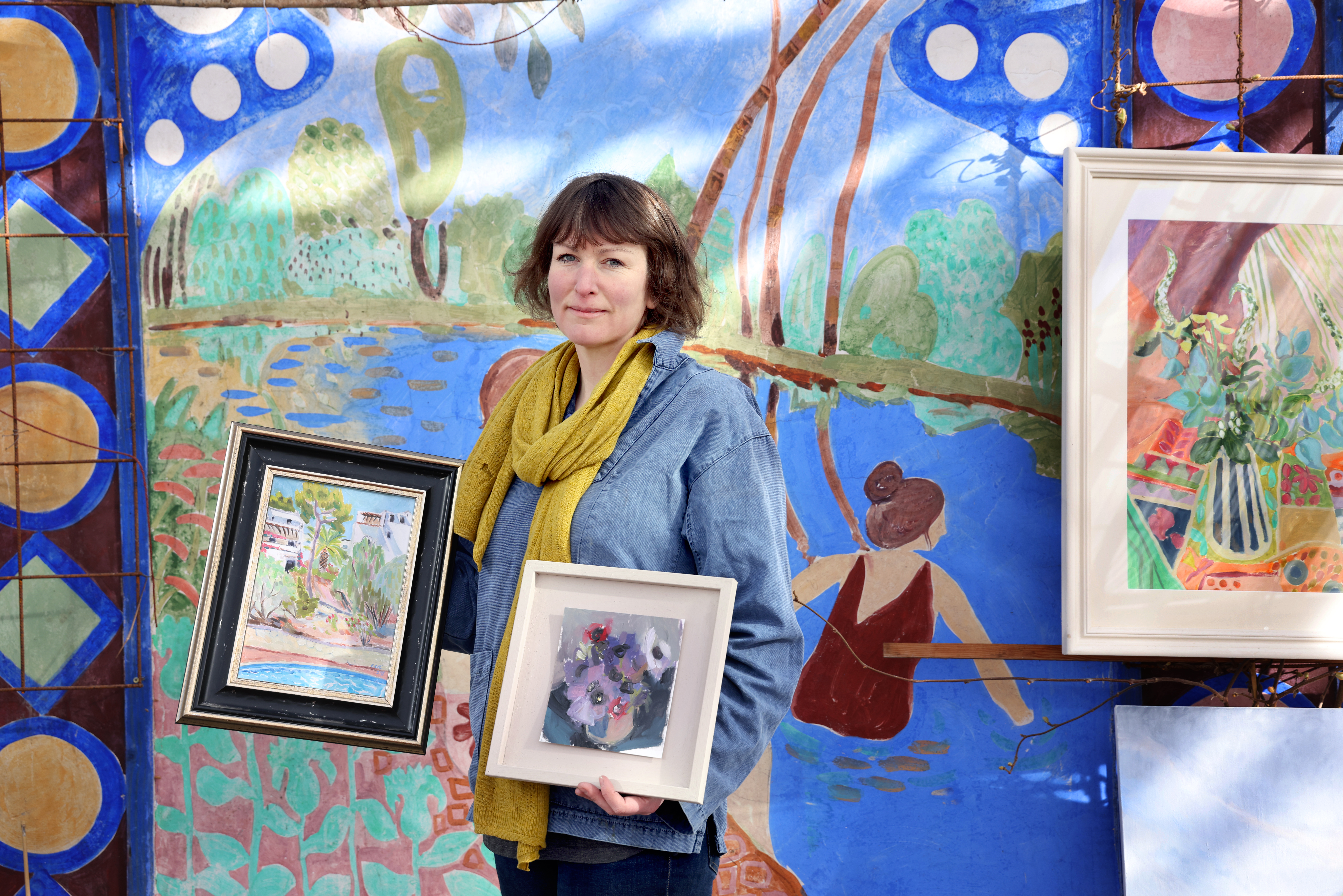 Walled garden murals, botanical art and jewellery inspired by ancient treasures